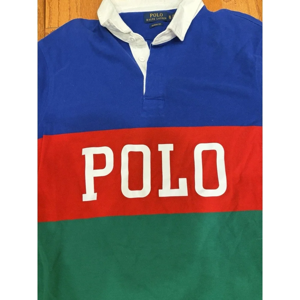 Polo Ralph Lauren Men's Shirt XL Casual Color Block Excellent Classic Fit